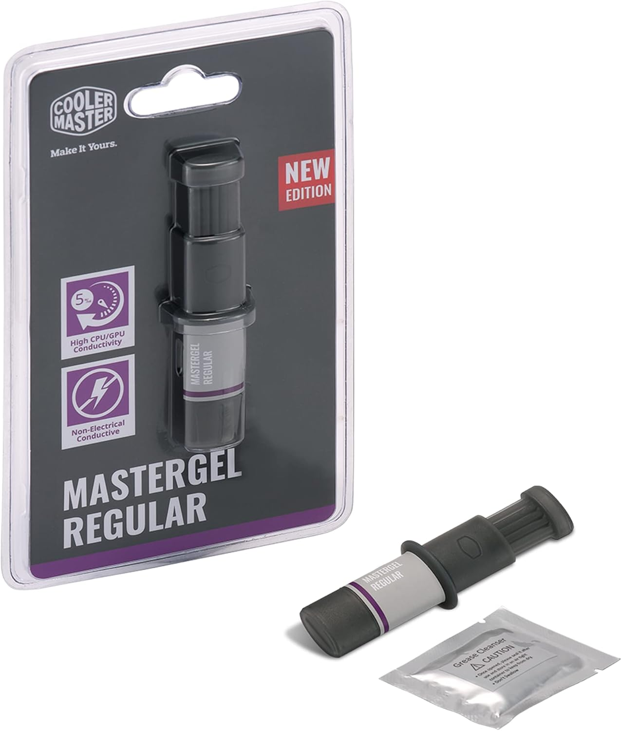 Cooler Master Mastergel Regular Thermal Paste 1.5ml Cooler Master Mastergel Regular Thermal Paste 1.5ml
